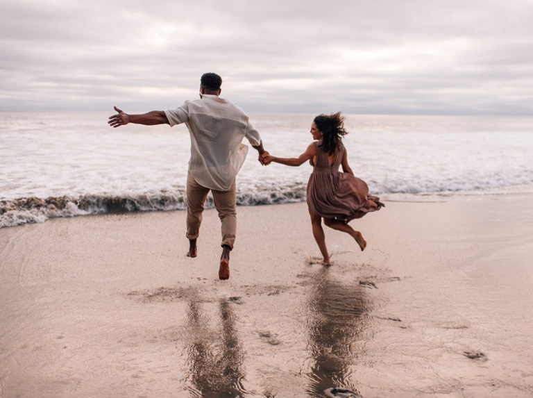 Feel Good, Authentic Torrey Pines Romantic Engagement Photos